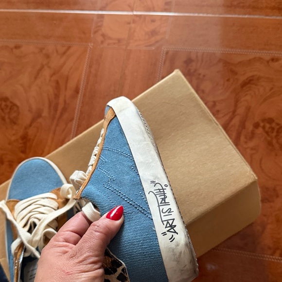 Zadig & Voltaire Blue and Brown Sneakers - Picture 9 of 9